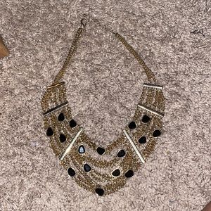Black and gold necklace